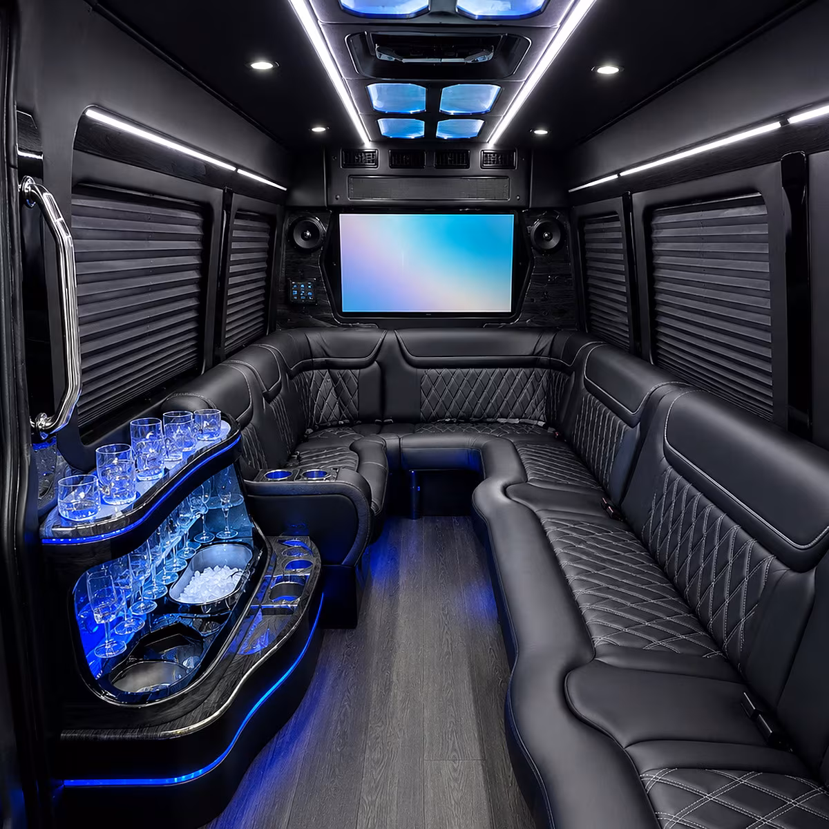 monroe anniversary party bus rental