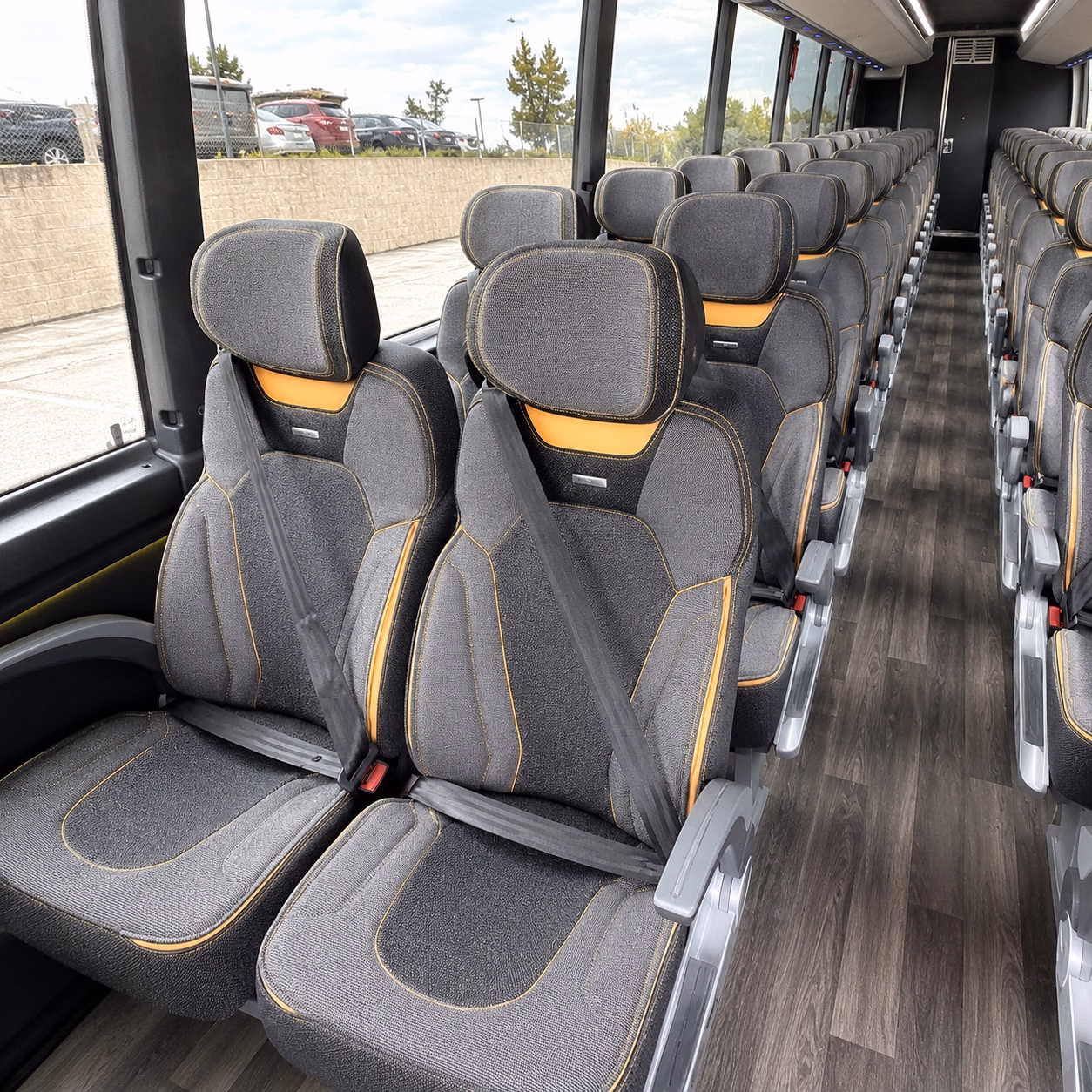 monroe bus rental service area
