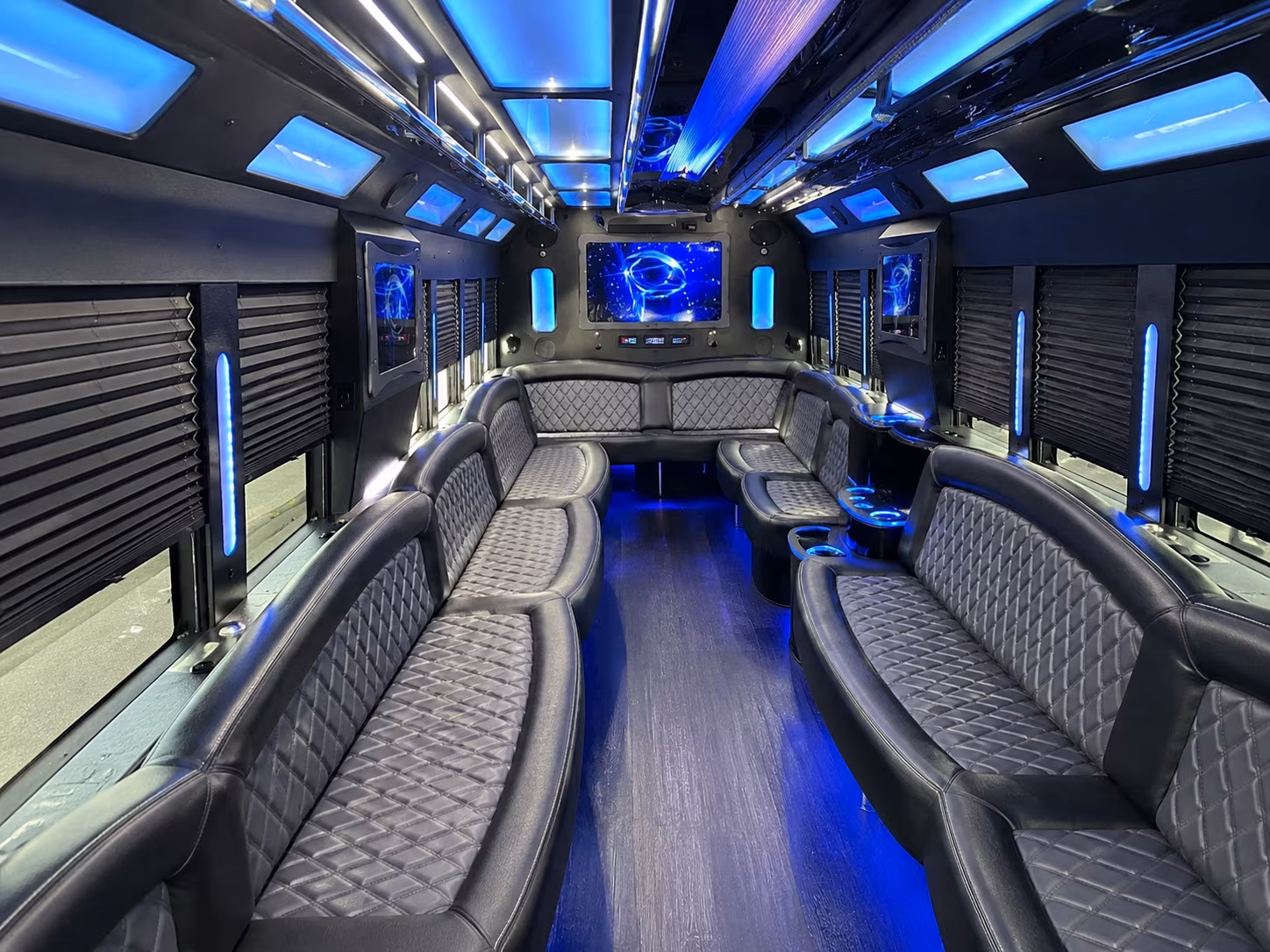 monroe concert party bus rental