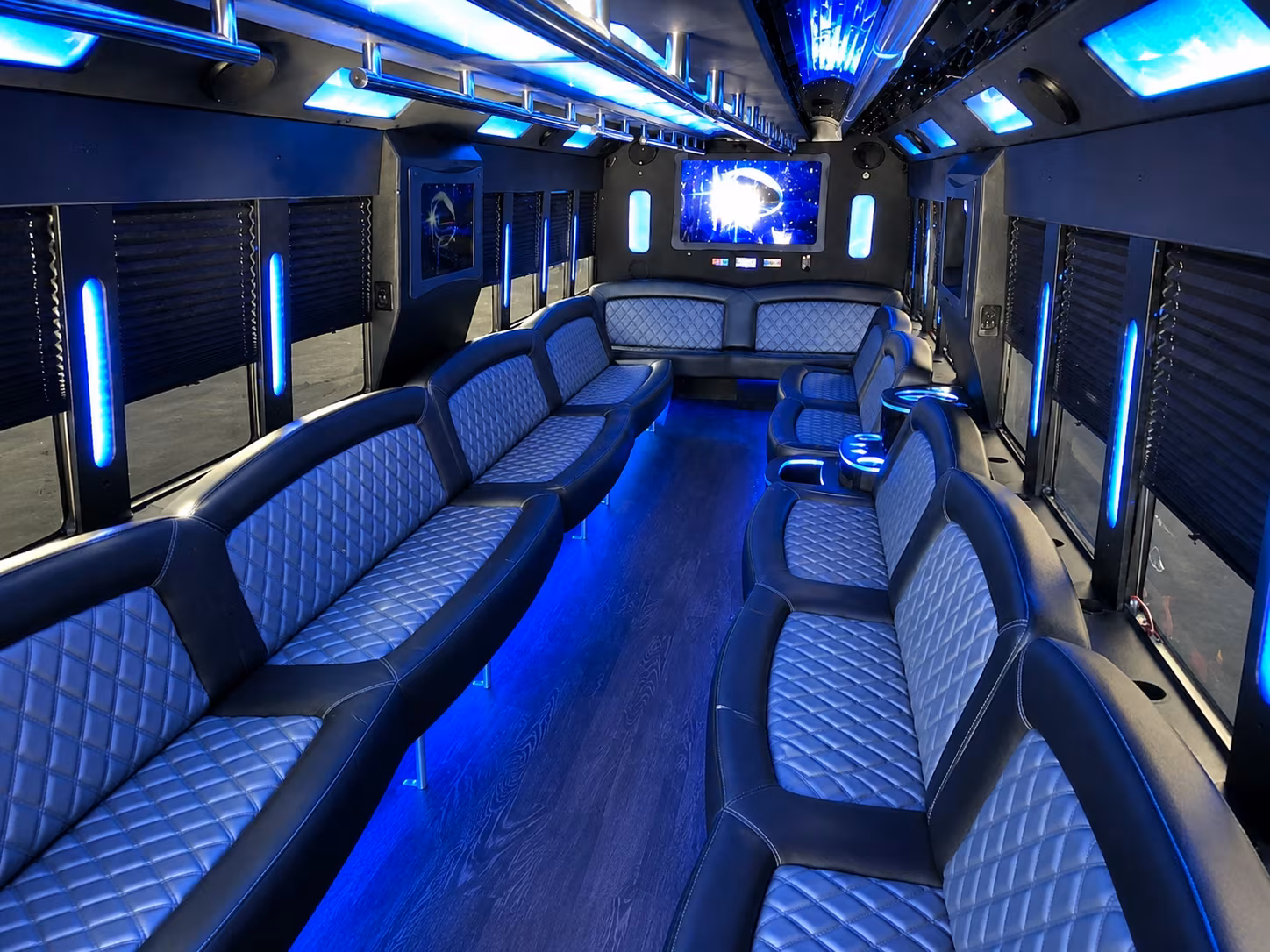 monroe new years eve party bus rental