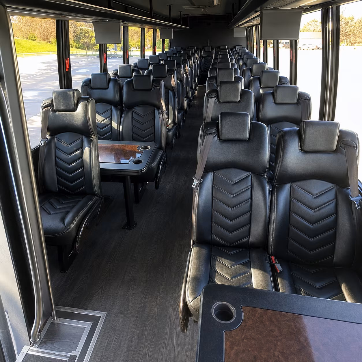 monroe school event transportation onboard seating