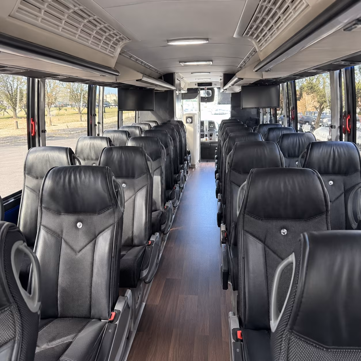 newark charter bus rental inside