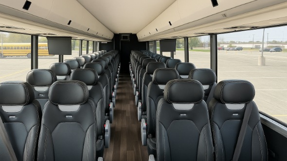 monroe 18 passenger minibus inside