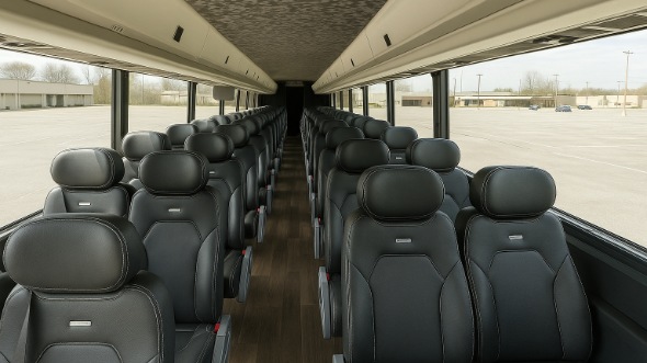 monroe 35 passenger minibus inside
