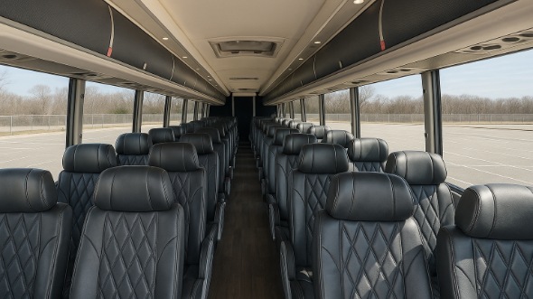 monroe 56 passenger charter bus