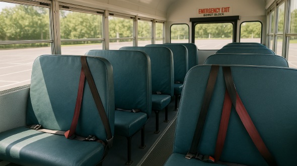 monroe school bus rental inside