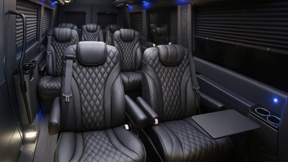 monroe sprinter van with driver interior